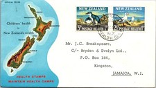 New Zealand FDC 1964 Health Stamps - Pakuranga - J29256