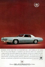 1967 Cadillac Eldorado Print Ad  | POSTER 24" X 18" | Sweet!