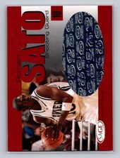 2004 SAGE Rookie Autographs Bronze /740 Romain Sato A28 Basketball Card. rookie card picture