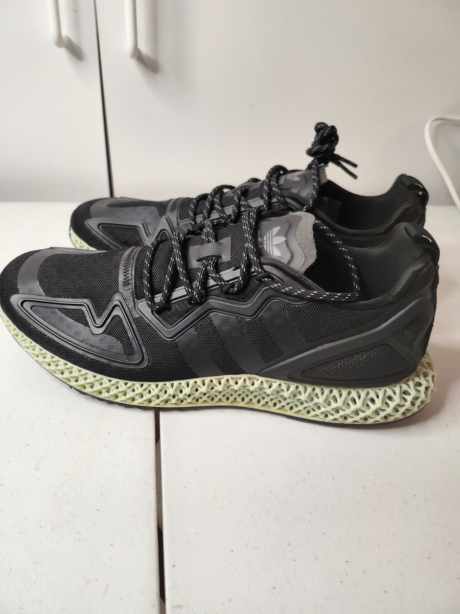 2つです NEW Adidas ZX 2K 4D Men Athletic Shoes, Core Black, FV9027, Size
