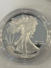 1986-S Mirror American Silver Eagle $1 First Year Proof Original Box And COA