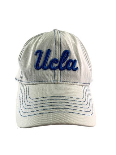cap L UCLA Bruins Hat Fitted Mens XL White Blue NCAA Basketball Script One Fit