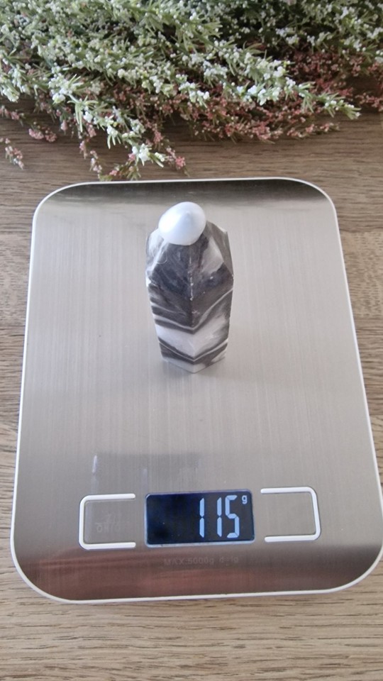 Thousand Eye Jasper Crystal Tower Point 115g 10cm Shell Jasper Reiki ...