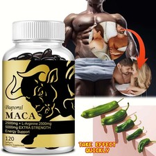 Maca Capsules - with L-Arginine, Supports Energy Desire Stamina Performance