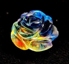 30.40 Ct Mystic Topaz Rainbow Color Natural Flower Cut Certified Loose Gemstone