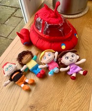 Rare & complete Disney Little Einstein Rocket Ship Plush with all 4 figures