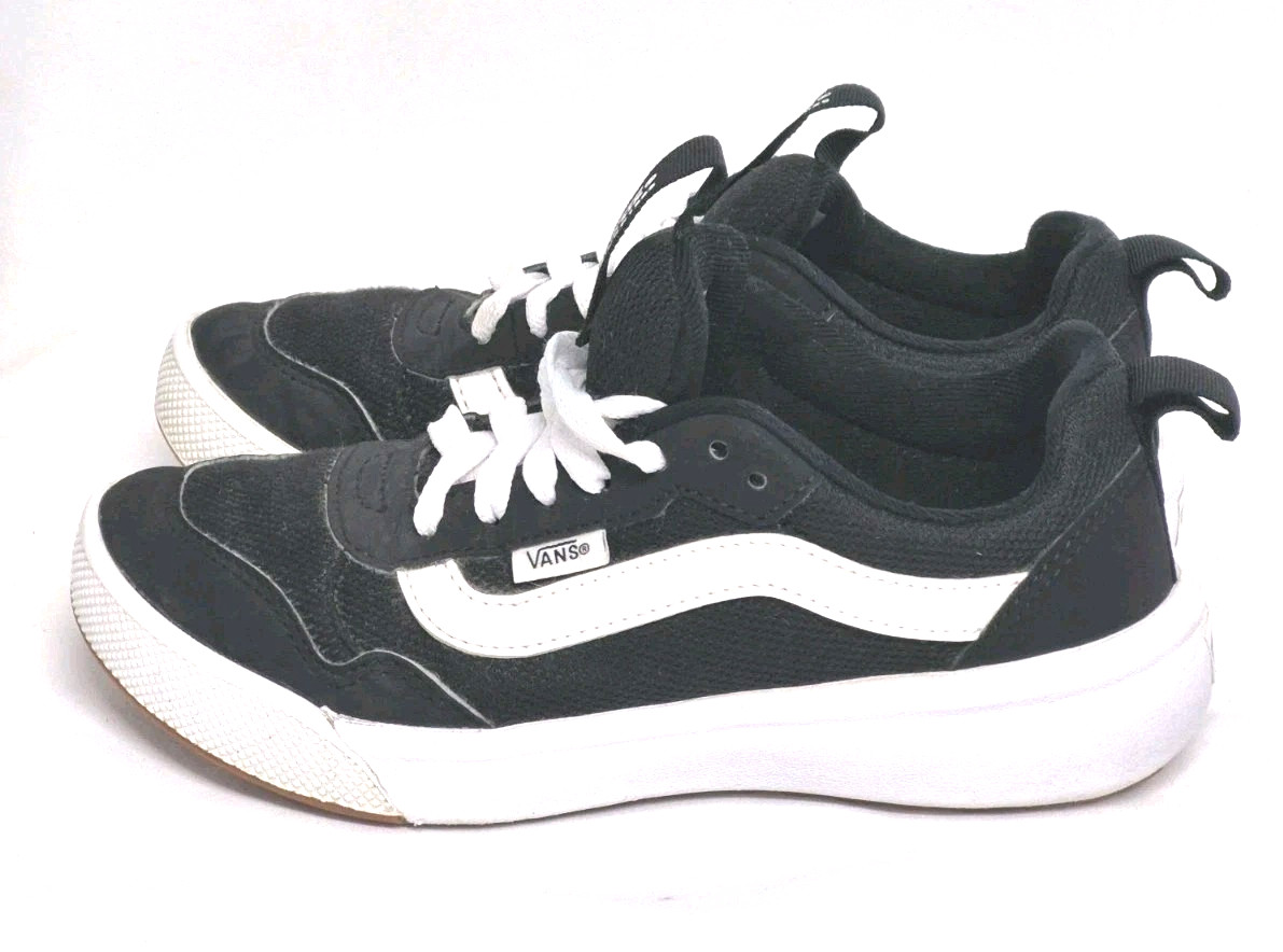 VANS Range EXP Women's Sneakers Black White Lightweight Skate Shoes Size 6 thumbnail 4