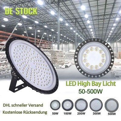 UFO LED Hallenbeleuchtung Deckenstrahler Hallenstrahler Hallenleuchte Werkstatt