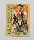 1994 Rugby League S1 Gold Signature card G3 Brad Mackay St George Dragons #92