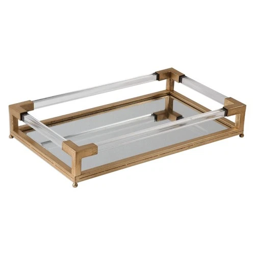 Balkan - 24.25 inch Mirrored Tray Accessories Uttermost 18706 - Picture 7 of 8