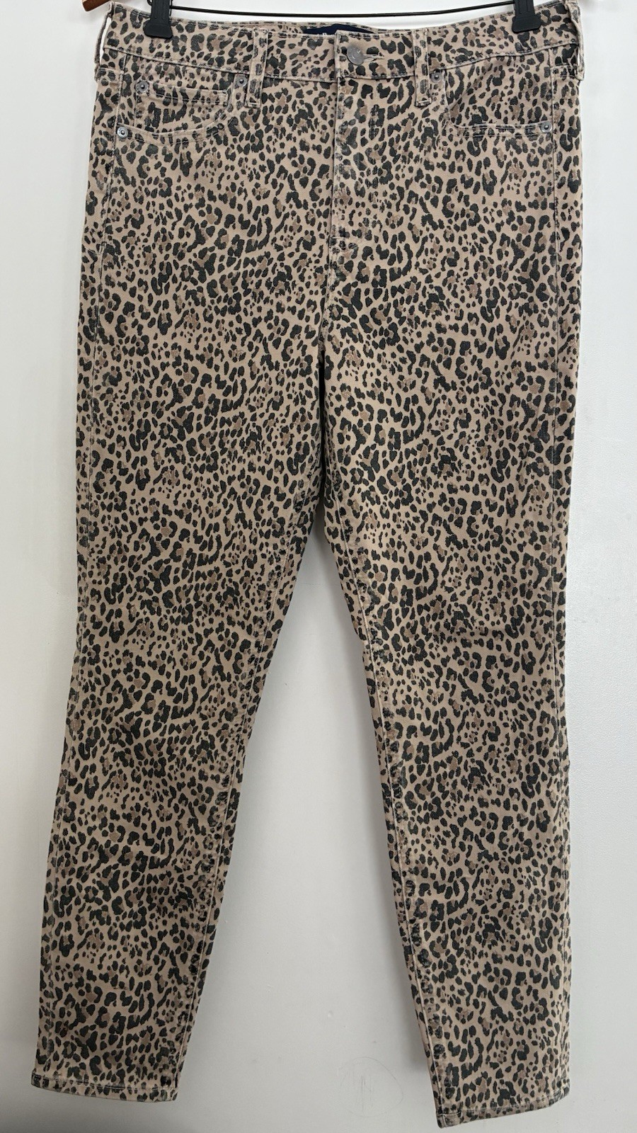 Gap Denim Women's Leopard Print High Rise Universal Leggings Light Brown 12/31R