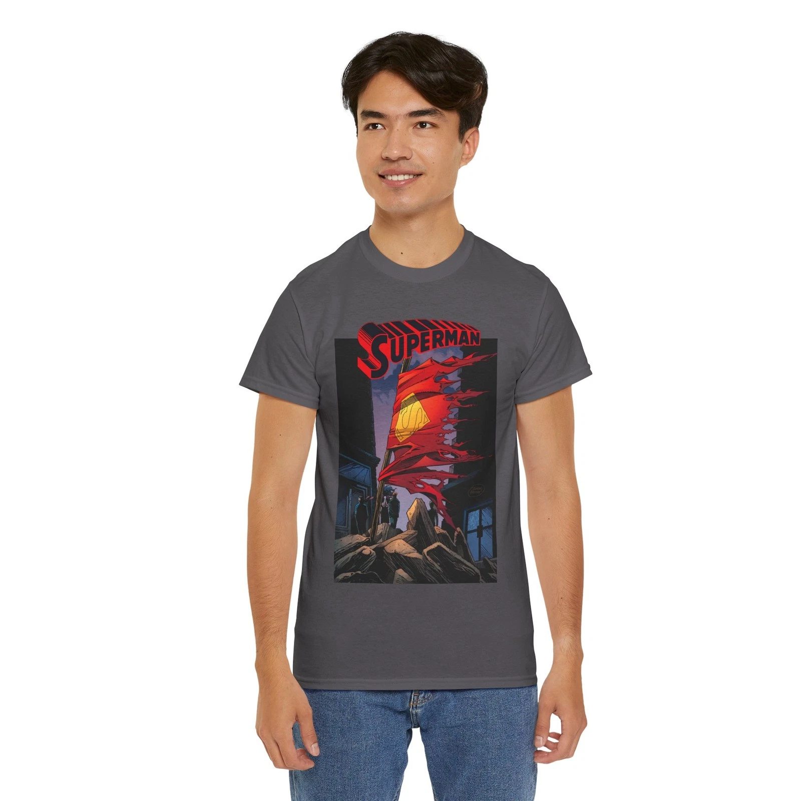 Death of Superman T-Shirt - DC Comics - Superman 75 - Doomsday Battle