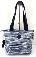 Borsa a tracolla/borsa Kipling 'Jeno' - righe a pennello - nuova con etichette