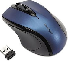 Kensington Pro Fit Mid-Size Wireless Mouse, Sapphire Blue K72421AM