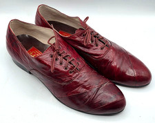 LIFE Custom Made Leather Oxford Shoes Burgundy Wine Korea Quiet Luxury VTG 9