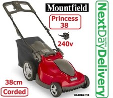 new MOUNTFIELD Princess 38 240v MainsElectric Mower 294380063/M21 8008984843028