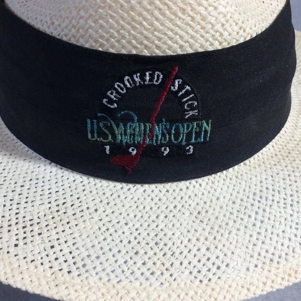 Vintage 1993 PGA US Women's Open Golf Tournament Crooked Stick Straw Hat Texace - Image 2 of 4