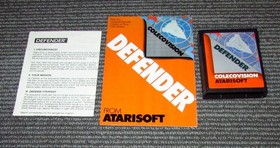 Defender With Box & Manual for Colecovision Fast Shipping! Authentic