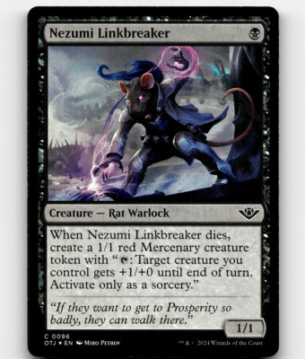 MTG foil 暴露 FOIL - MTG Nezumi Linkbreaker 96 - Outlaws of Thunder Junction | eBay