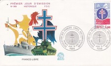 FRANCE 1976 FDC ASSOCIATION DES FRANCAIS LIBRES YT 1885