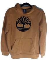 Timberland Kids Boys Hoodie Pullover Sweatshirt Tree Logo Size Large Preowned