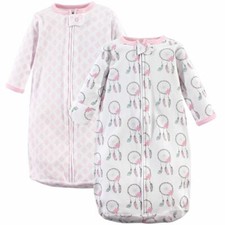 Hudson Baby Long Sleeve Sleeping Bag 2-Pack, Dream Catcher