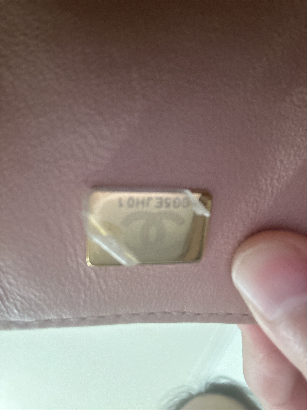 Chanel Lambskin Mini Rectangular Flap Beige Gold … - image 11