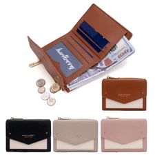 Women's Leather Mini Envelope Wallet Cute Credit Card Holder Coin Money Purse US