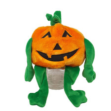 Ty Beanie Buddies Jack O' Lantern Pumpkin Plush 100 Tylon 1999 VTG Halloween