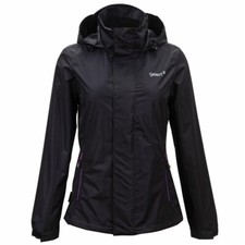 Gelert Horizon Waterproof Jacket Women’s Black Size Uk 16 (refr7)