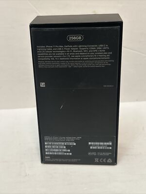 IPHONE 11 PRO MAX MIDNIGHT GREEN 256 GB ORIGINAL BOX. BOX ONLY