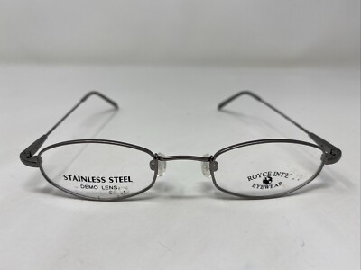 Royce Int l Eyewear GC-5  Col. No. 2 47-20-135 Gunmetal Eyeglasses Frame O791