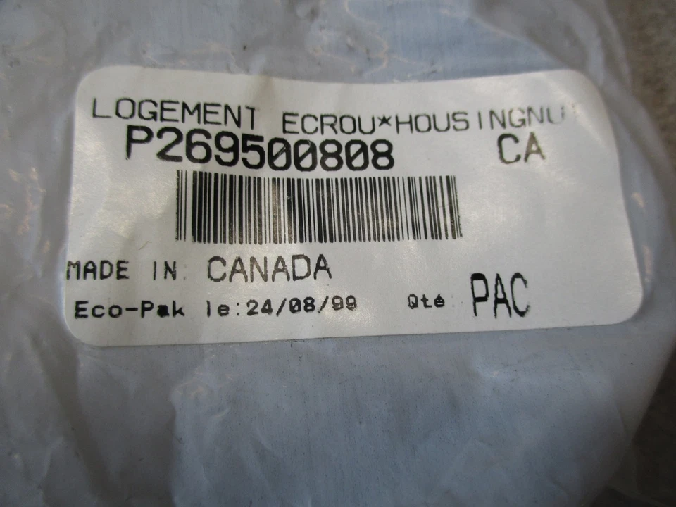 CARCASA TUERCA CUERPO SEA-DOO GTI GTS GTX XT-P 4TEC NOS/OEM 269500808 / 269501387 Foto 3 de 3