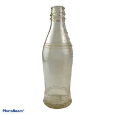 Vintage Clear Glass Collectible Soda Bottle