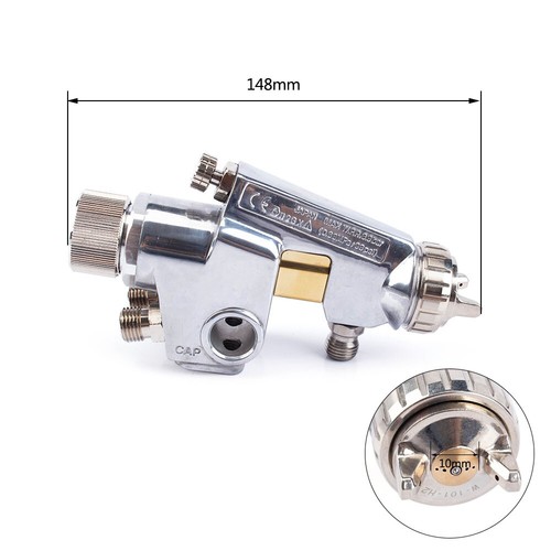 Pistola a spruzzo pneumatica alimentazione pressione 0,8-0,18 mm aria strumenti verniciatura automatica WA-101 - Foto 3 di 6