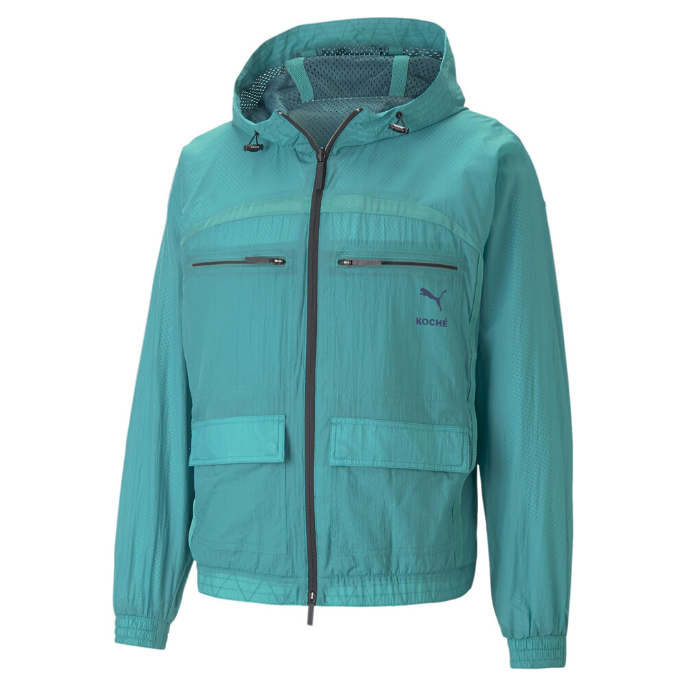 Ветровка Puma с реверсивной застежкой на молнию X Koche Мужская синяя повседневная спортивная верхняя одежда