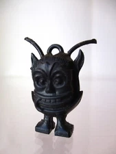 VTG 1960s RAT FINK MARTIAN GUMBALL VENDING MACHINE CHARM RING HOLE BLACK PLASTIC