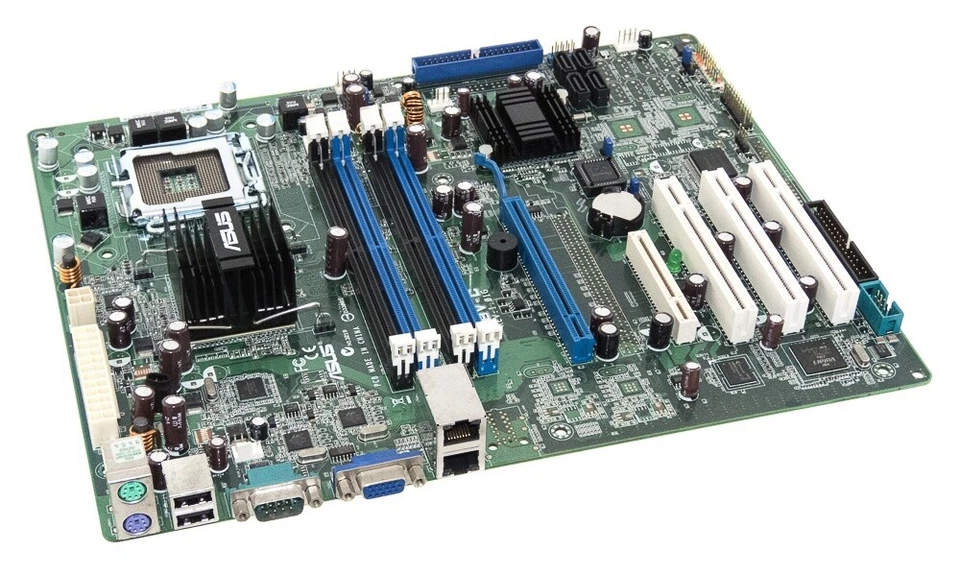 ASUS P5BV-C LGA775 4x DDR2 3x PCI 2x Pcie 2xRJ-45 - Image 2 of 2