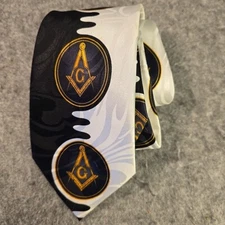 Vintage Steven Harris Masonic Tie