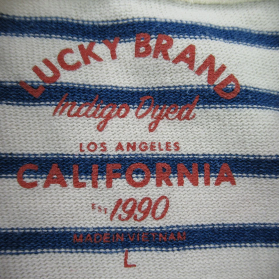 Sudadera Lucky Para Hombre Rayas Grandes Manga Larga Cuello Redondo Algodón Exterior Foto 2 de 4