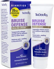 Triderma Bruise Defense Healing Cream for Skin Discoloration, Redness, Swelling,