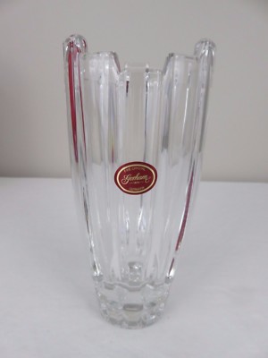 Gorham Genuine Lead Crystal Acapella 7 inch Vase Pattern 125/108 made in Germany