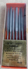 Vintage 12 Swiss Pattern Professional Needle Files LUDELL Poland 4B