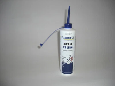Kleiberit 303.0 D 3 Leim - mit Steuerrad - Holzleim 0,5 kg - Kleber