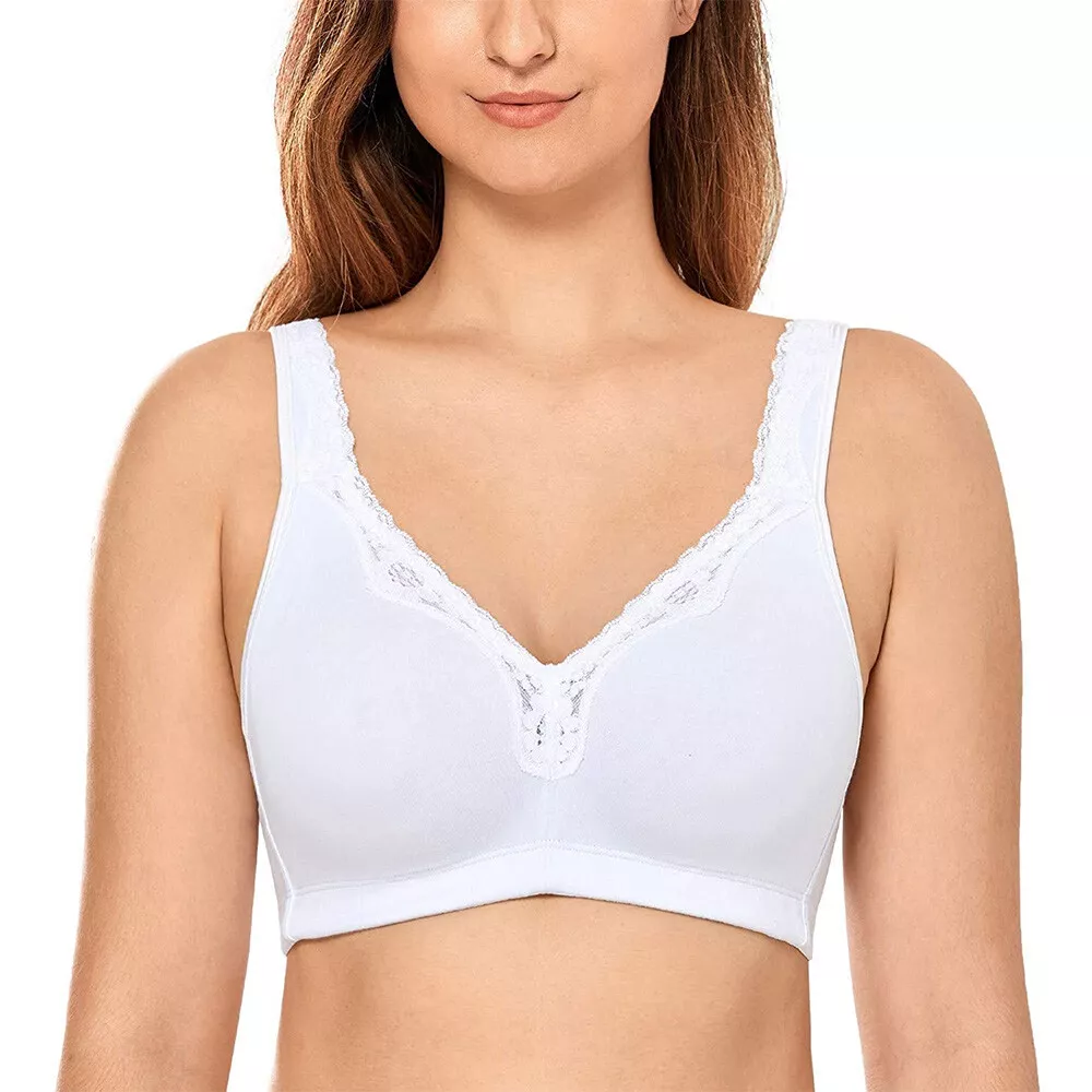 shoppers say this non-wired, no-buckle bra is comfortable