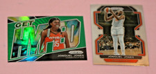 JONQUEL JONES (2) 2022 WNBA PRIZM GREEN HYPED PRIZM &BASE #11&97 CONNECTICUT SUN