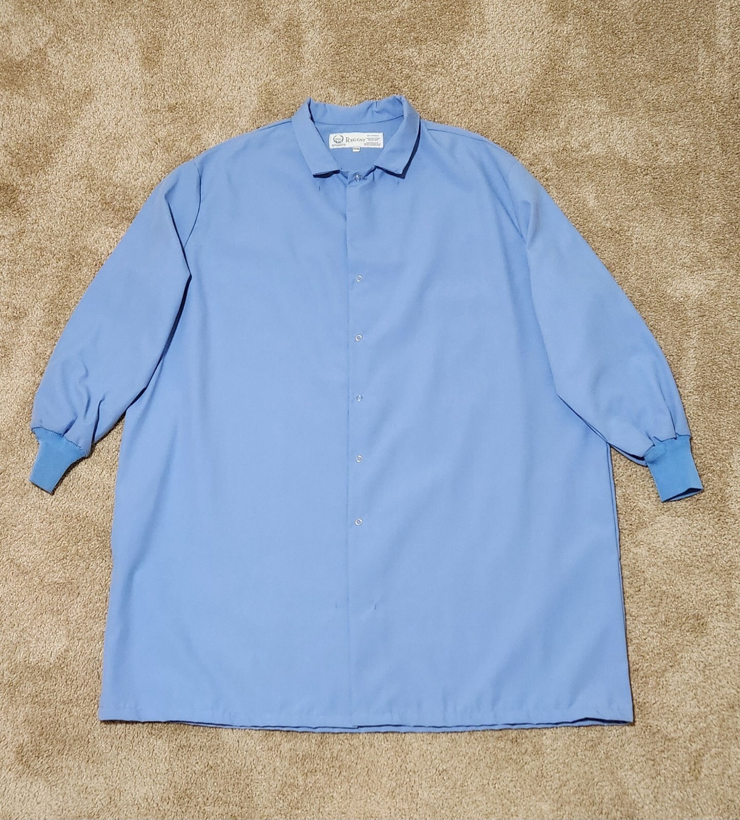 Regent Lab Coat Unisex blue size XXXL New without tags with snaps and cuffs