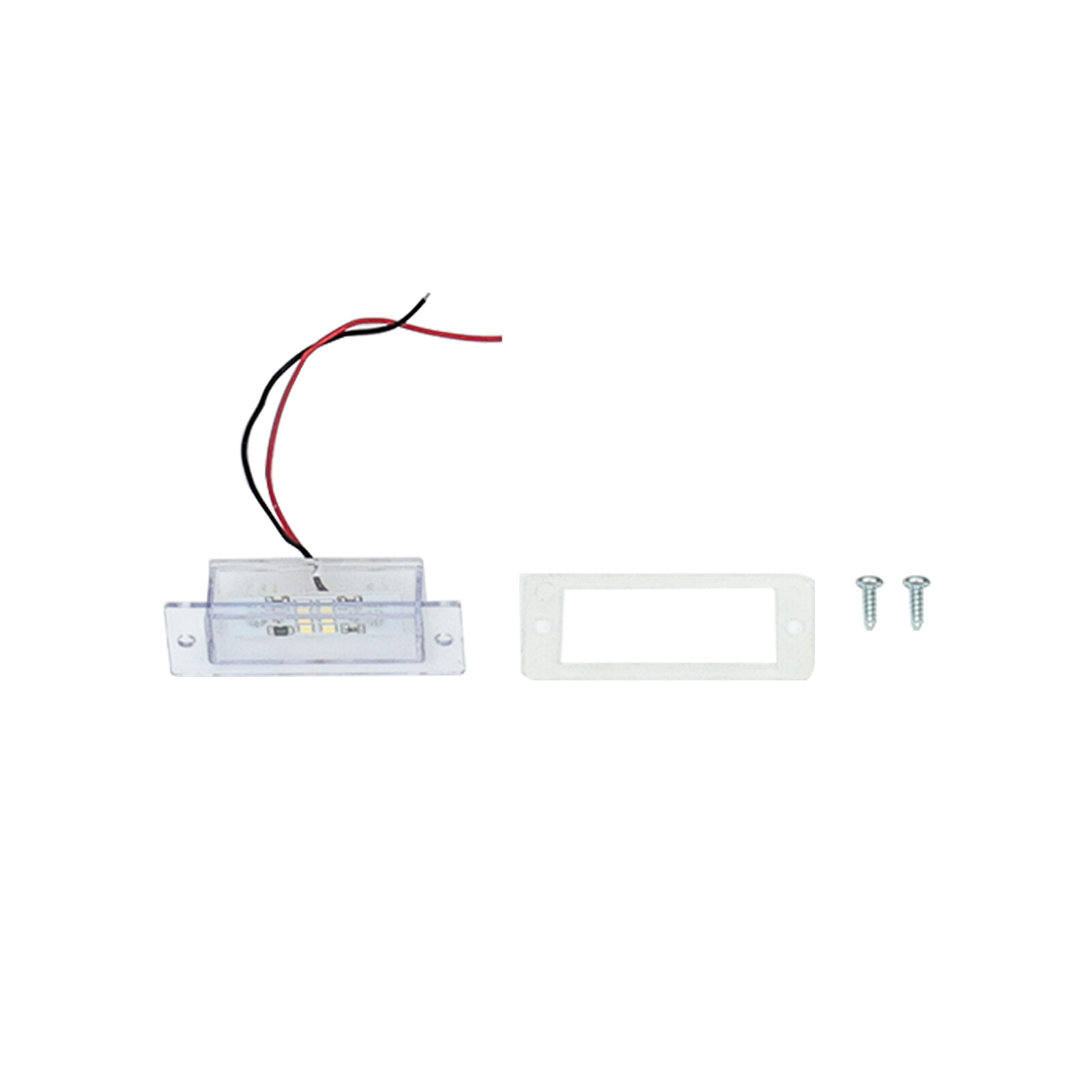 Rear Bumper Roll Pan w/LED License Plate Light For Toyota Tacoma 1995-2004