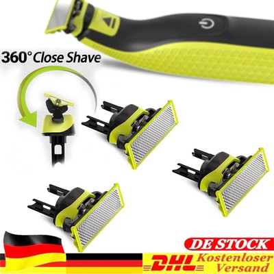 3 Stück Philips OneBlade Ersatzklingen OneBlade und Pro Modelle QP220/50 DHL.