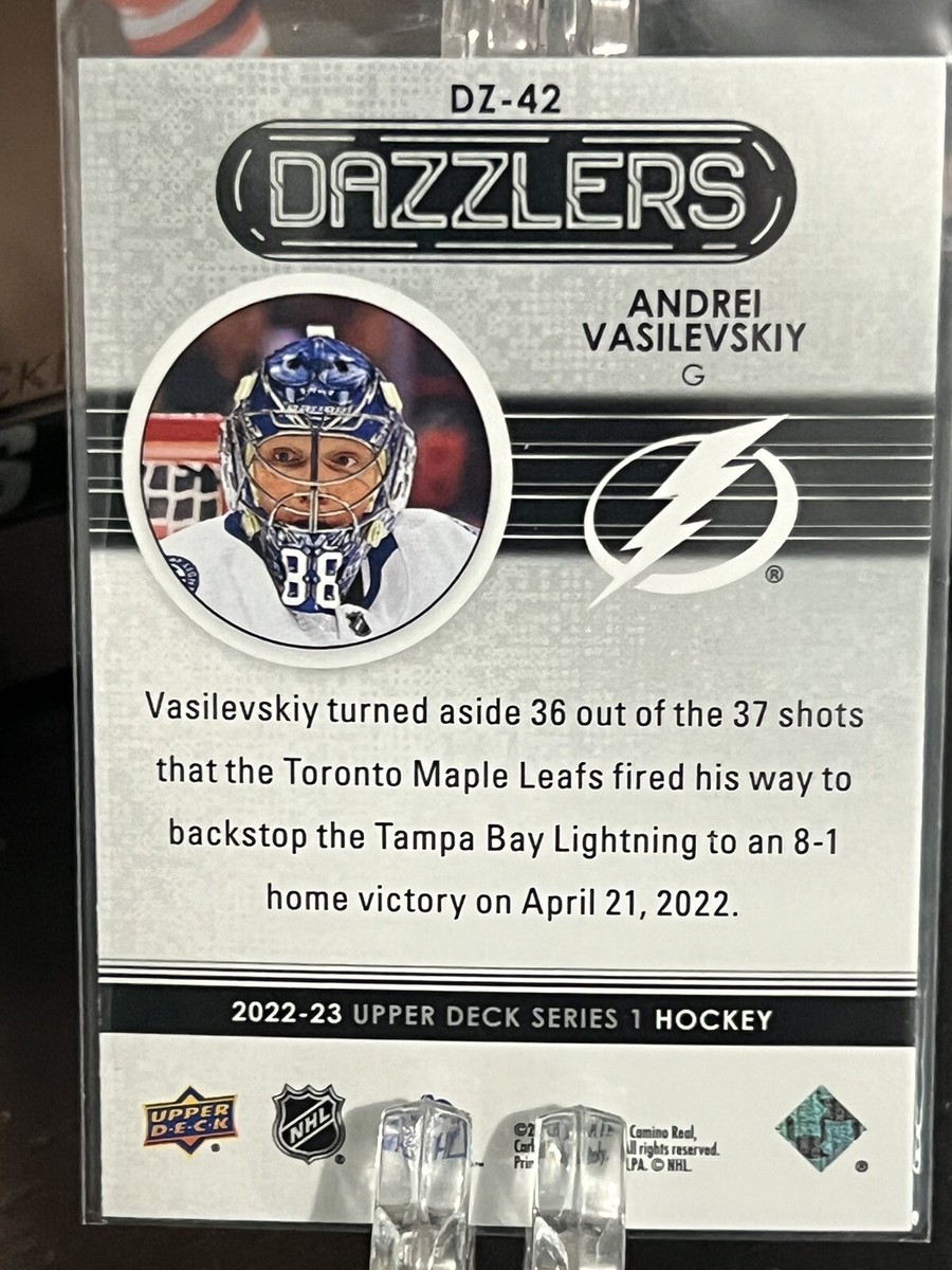 ANDREI VASILEVSKIY 2022-23 Upper Deck Series 1 DZ-42 ORANGE